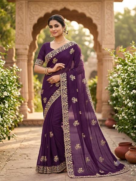 Surakhi chandani surat silk saree